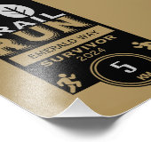 トレイルランナーレース大会 フォトプリント            (角)