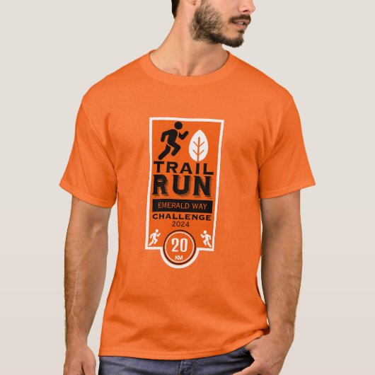 トレイルランナーレース大会 Tシャツ (正面)
