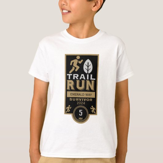 トレイルランナーレース大会 Tシャツ (正面)