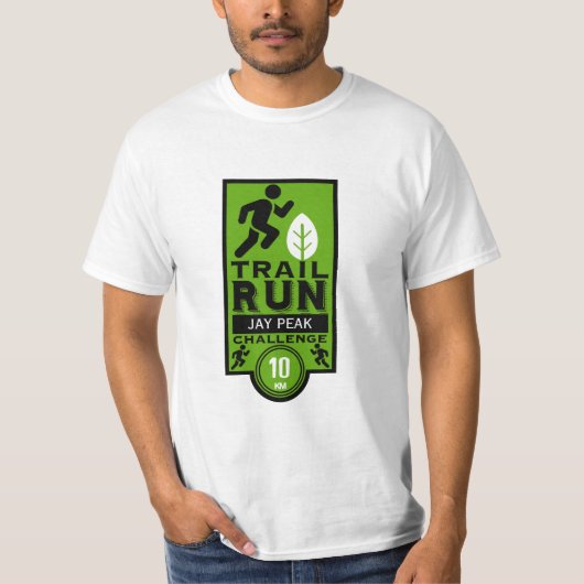 トレイルランナーレース大会 Tシャツ (正面)