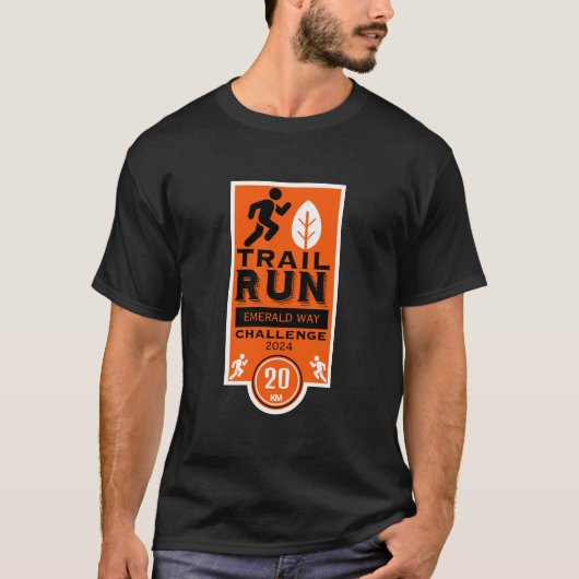 トレイルランナーレース大会 Tシャツ (正面)