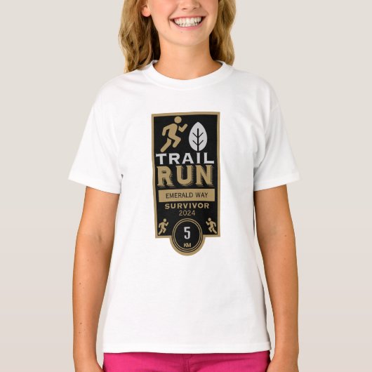 トレイルランナーレース大会 Tシャツ (正面)