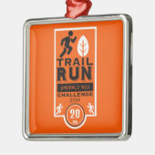トレイルランナーレース競技大会 メタルオーナメント (左)