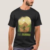 トレイルランナー自然 Tシャツ (正面)