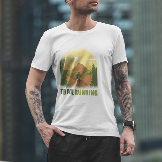 トレイルランナー自然 Tシャツ