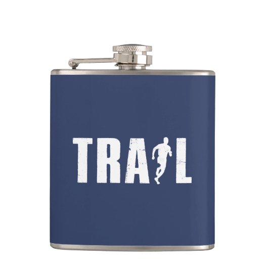 トレイルランニングの フラスク (正面)