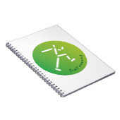 トレイルランニングデザイン ノートブック (右側)