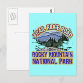 トレイルリッジロードロッキーマウンテン国立公園 ポストカード (正面/裏面)