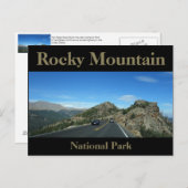 トレイルリッジロードロッキーマウンテン国立公園 ポストカード (正面/裏面)