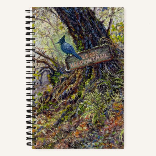 「トレイル保でお願い」 ノートブック (正面)