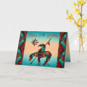 トレイル誕生日カードの末尾 カード (黄色い花)