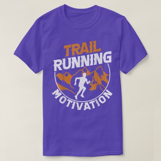 トレイル走のモチベーション走山のランナーギフト Tシャツ (デザイン正面)