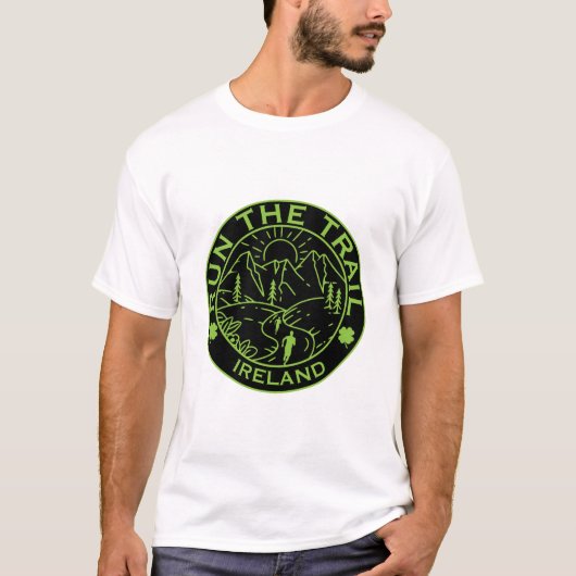 トレイル走アイルランド Tシャツ (正面)