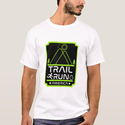 トレイル走アメリカ Tシャツ (正面)