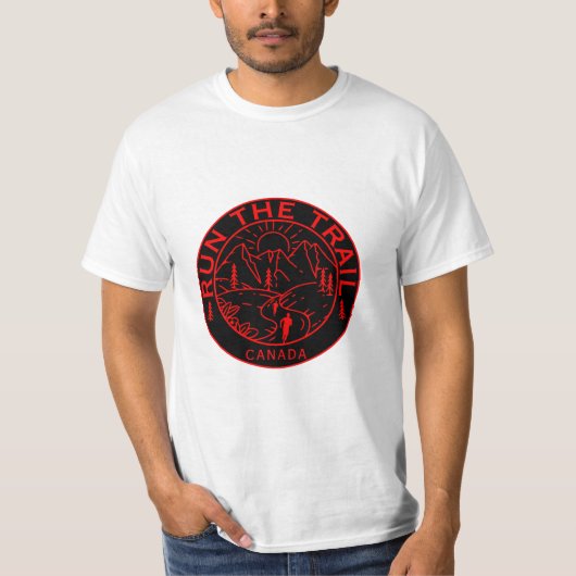 トレイル走カナダ Tシャツ (正面)