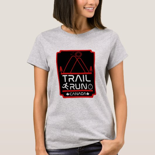 トレイル走カナダ Tシャツ (正面)