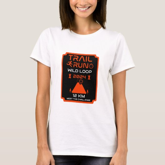 トレイル走コンペティション賞 Tシャツ (正面)