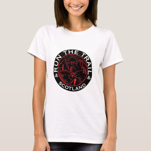 トレイル走スコットランド Tシャツ (正面)