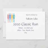 トレイル走ズレースイベント 招待状 (裏面)