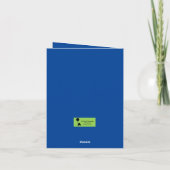 トレイル13グリーティ空白のングカード サンキューカード (裏面)