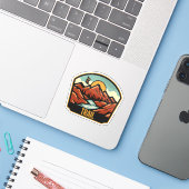 トレイル、ブリティッシュコロンビア州 シール (ノートパソコンとiPhone)