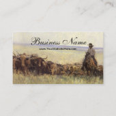 トレイルHerd to Wyoming by WHD Koerner 名刺 (正面)
