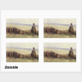 トレイルHerd to Wyoming by WHD Koerner 長方形シール (シート)