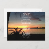 トレイルI旅行の詩カード ポストカード (正面/裏面)