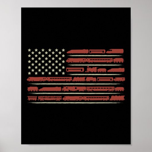 トレインおもしろいコレクターギフト大人コンダクターモデル ポスター (正面)