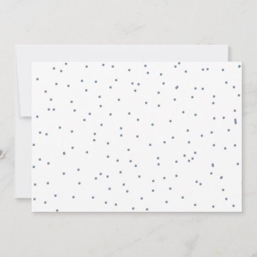 トレインアニマルベビーシャワー招待状 |列車 招待状 (裏面)