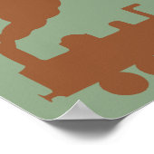 トレインアポップ・アートのート ポスター (角)