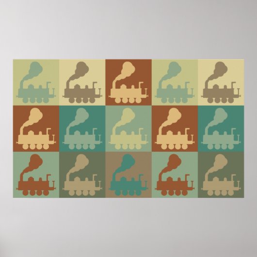 トレインアポップ・アートのート ポスター (正面)