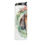 トレインウォーカークリスマスリースフェスティバルカップ タンブラー (回転左)