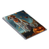 トレインウォーカーハロウィン不気味 ノートブック (右側)