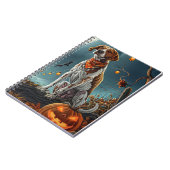 トレインウォーカーハロウィン不気味 ノートブック (左側)