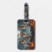 トレインウォーカーハロウィン不気味 ラゲッジタグ (裏面縦)