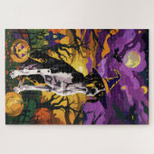 トレインウォーカーハロウィーン魔女カボチャを探す ジグソーパズル (横)