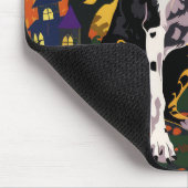 トレインウォーカーハロウィーン魔女カボチャを探す マウスパッド (コーナー)