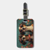 トレインウォーカーバレンタインデーハートを調べる ラゲッジタグ (正面縦)