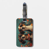 トレインウォーカーバレンタインデーハートを調べる ラゲッジタグ (裏面縦)