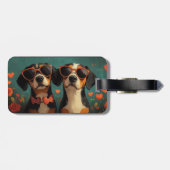 トレインウォーカーバレンタインデーハートを調べる ラゲッジタグ (裏面横)