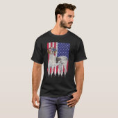 トレインウォーカー愛国犬プライドアメリ Tシャツ (正面フル)