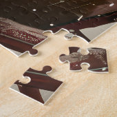 トレインウォーカー犬のクリスマスフェスティバル ジグソーパズル (側面)