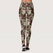 トレインウォーカー犬のクリスマスフェスティバル レギンス (裏面)