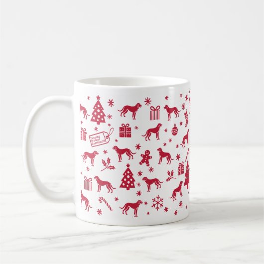 トレインウォーカーConhoundクリスマスデザイン コーヒーマグカップ (左)