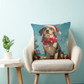 トレインウォーカーConhoundクリスマスヴィンテージビーチ クッション (椅子)