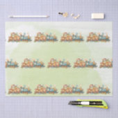 トレインエンジンガール誕生日 薄葉紙 (クラフト)