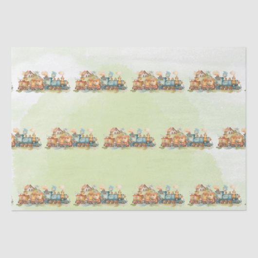 トレインエンジンガール誕生日 薄葉紙 (正面)