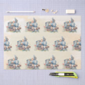 トレインエンジンガール誕生日 薄葉紙 (クラフト)