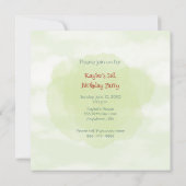 トレインエンジンガール3rd誕生日招待状 招待状 (裏面)